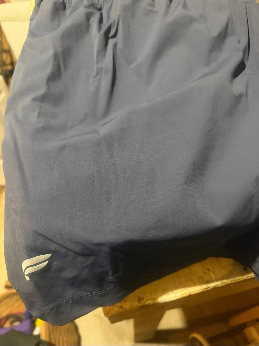 Fabletics Men's Athletic Shorts in Navy Blue